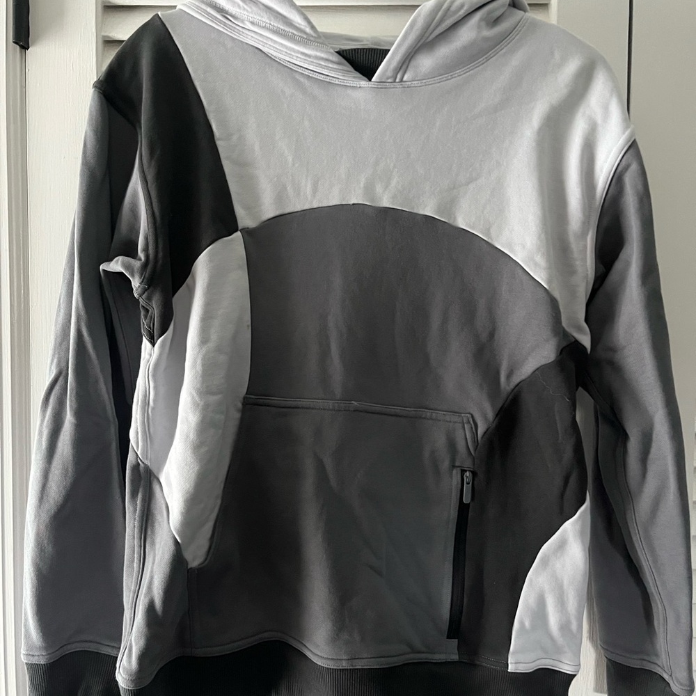 Lululemon Athletica Black and Gray Sweatshirt Hoodie